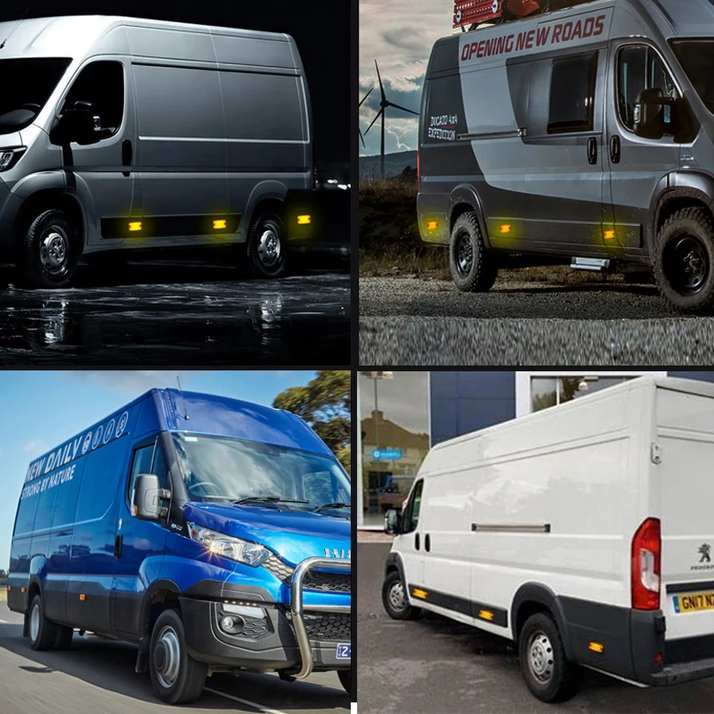 Indicatori Di Direzione Dinamici A Scorrimento Per Jeep, Dodge, Chrysler: Coppia LED E-MARK