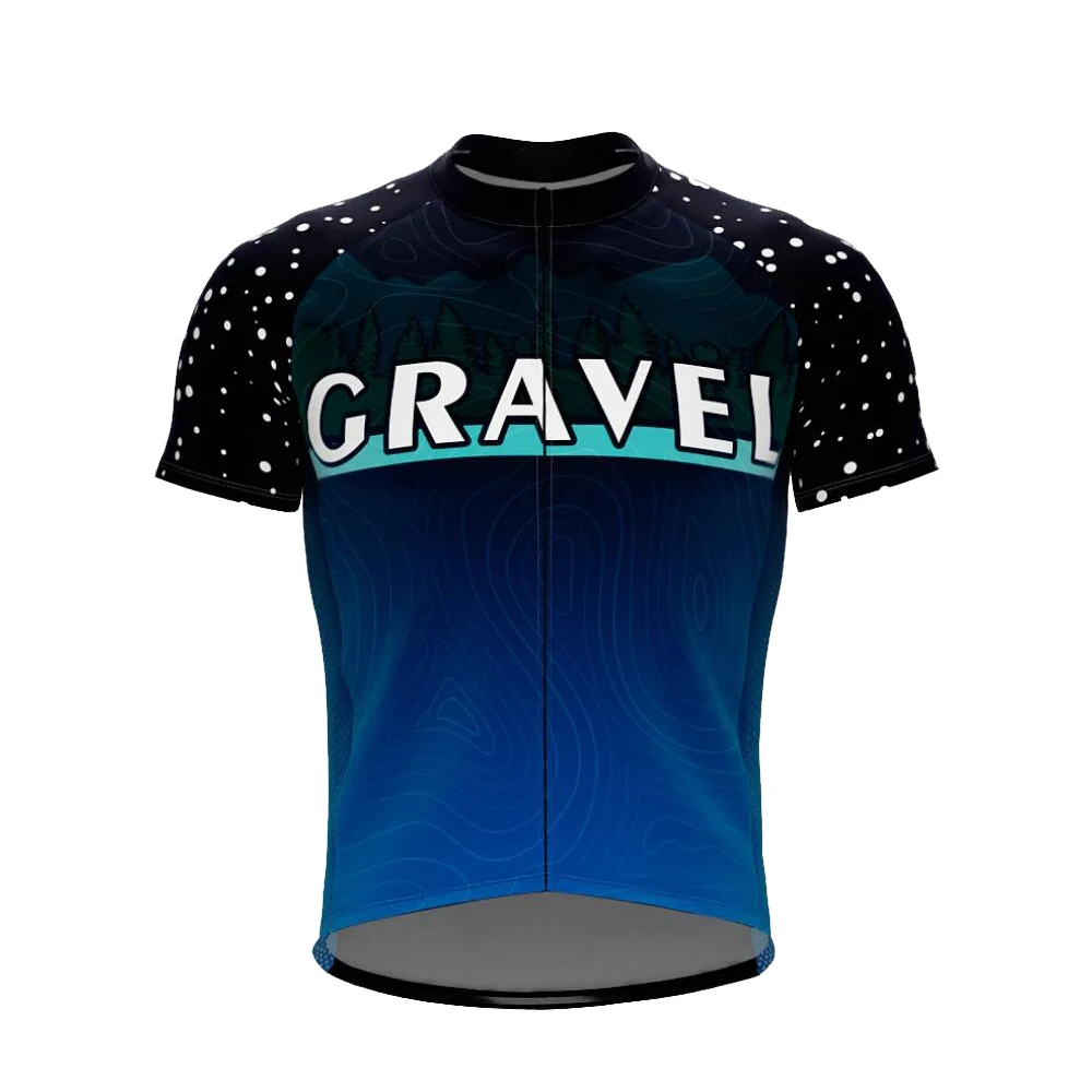 New Cycling Jersey Men Short Sleeve Gravel Road Maillot Ciclismo Bike Wear Clothing Mtb Jersey Summer