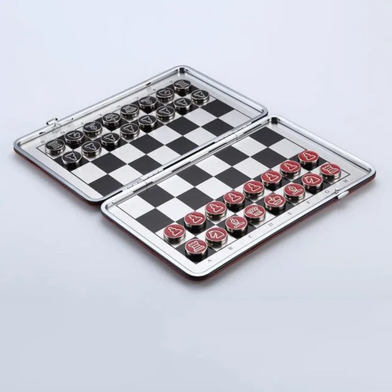 

Профессиональная семейная Складная Настольная игра для детей, мини-шахматы для взрослых, средневековые Роскошные сувениры, игра по стратегии