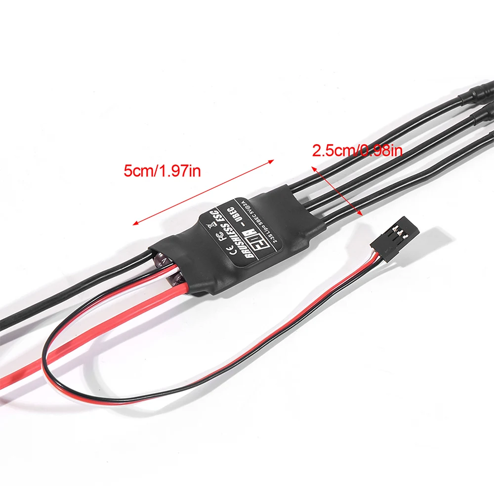 Contrôleur ESC 20A-80A pour Micro Moteur, Program Card Incluse