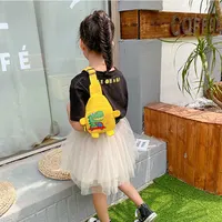 Cartoon Toddler Shoulder Bags Baby Outdoor Travel Backpack Children's Bags Unisex Cross-body Dinosaur Mini Chest Bag 3-6 Years 2