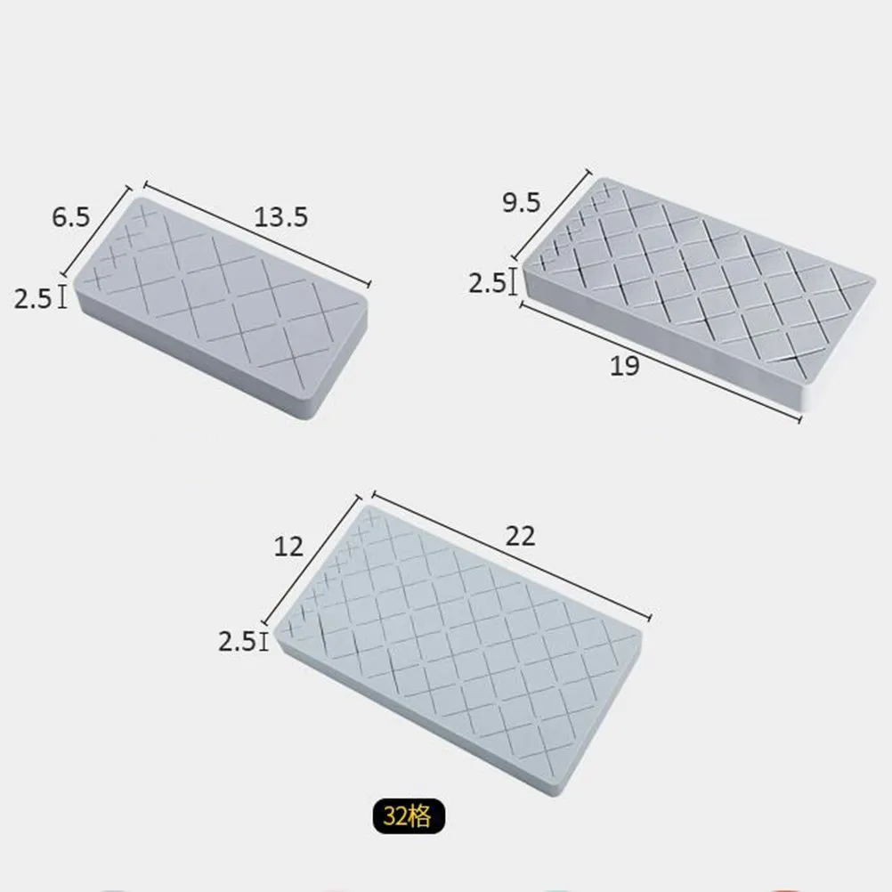 실리콘 립스틱 홀더 데스크탑 스토리지 랙 그레이 튼튼한 메이크업 브러쉬 랙 립스틱 디스플레이 눈썹 연필 정리함 화장품