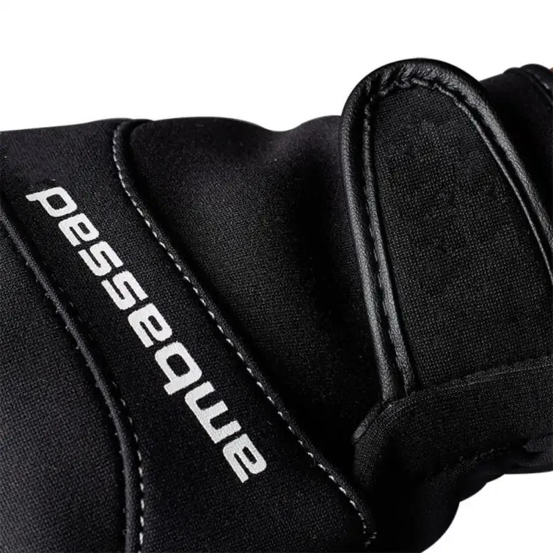 Winter Fishing Gloves, Three Fingers Cut Lure Anti Slip Leather Outdoor Sports Cycling Fingerless