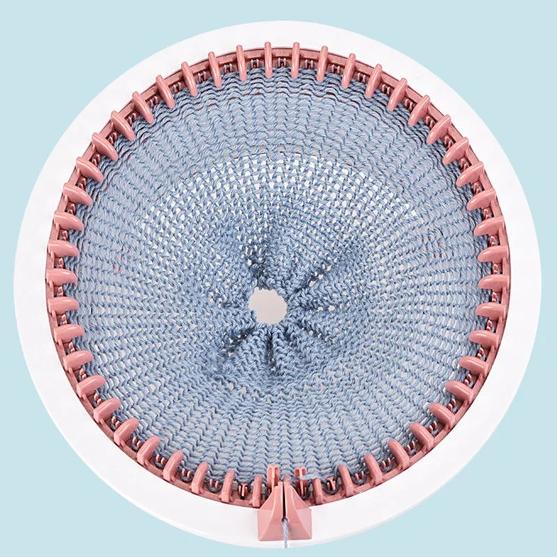 48 Needle Handmade Knitting Machine with 6 Rolls of Randomly Colored Yarn for Adults and Children Christmas Gifts knitting needles crochet yarn knitting supplies knitting material weaving tools yarn holder knitting craft supplies knitting loom knitting machine knitting board