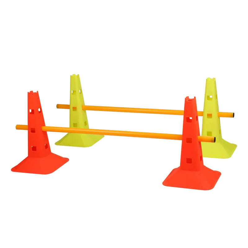 Colorful 10PCS Soccer Marker Agility Durable Training Cones Set Bucket Obstacles Props Football Sign Hurdles Roadblocks