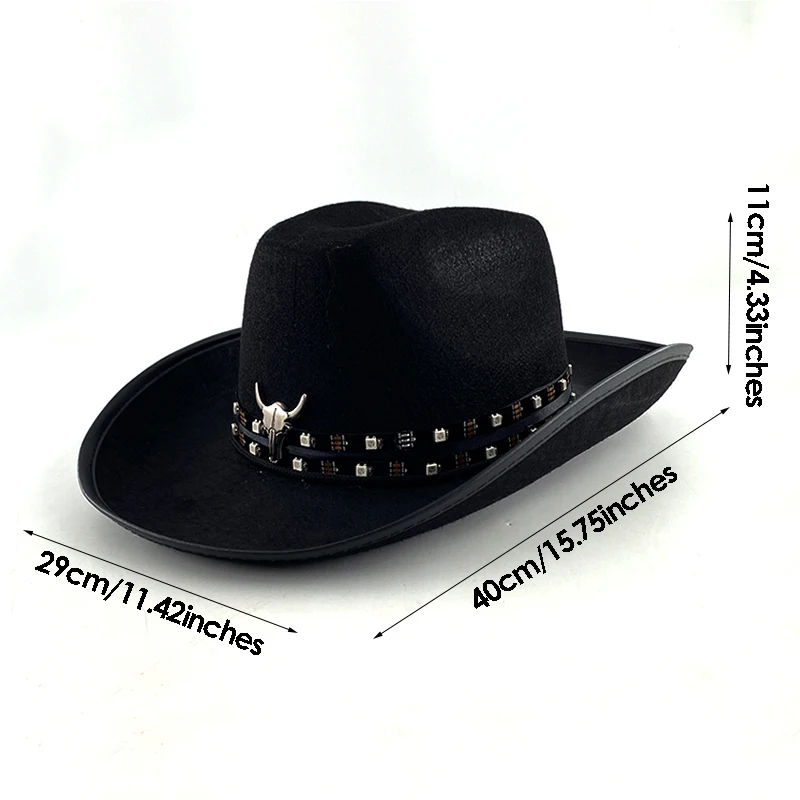 Novelty Decorative Cowboy Hats Led Colorful Neon Light Hat Remote Control Change Colors Men Women Costumes Hats Caps 6