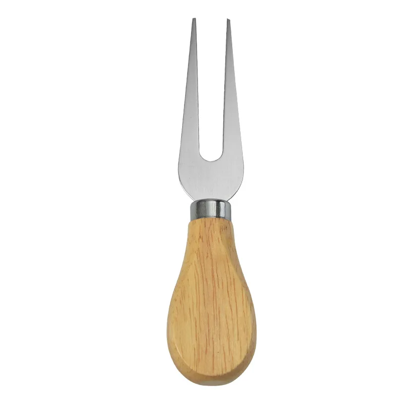 Poupée à fromage en acier inoxydable avec manche en bois, couteau à trancher, spatule, outil de cuisine, 1 pièce