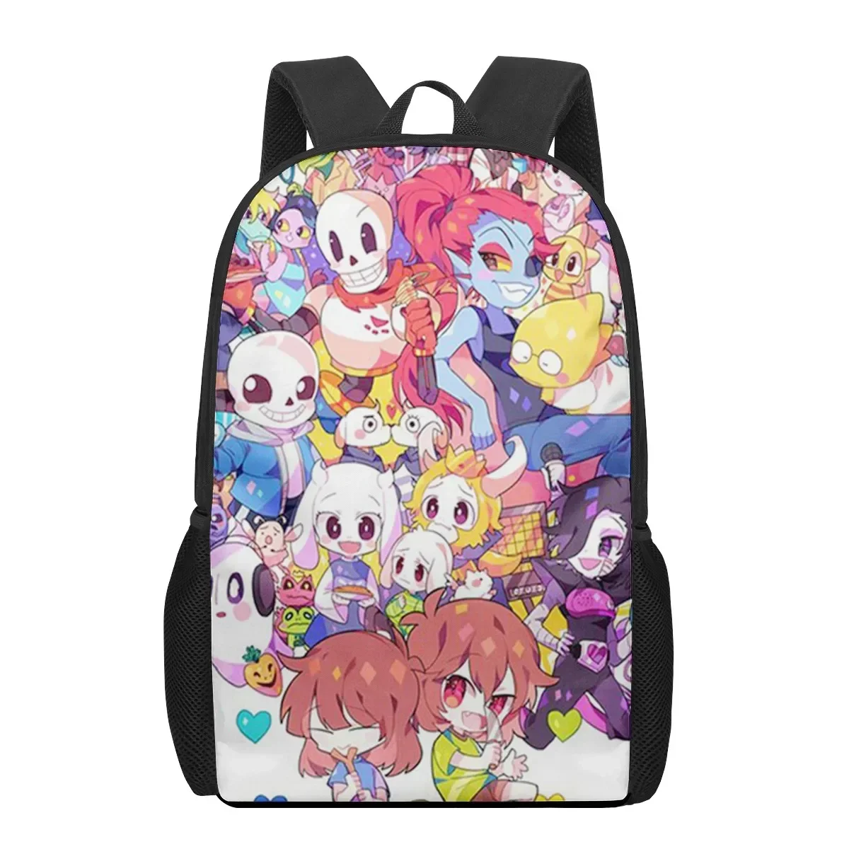Undertale Sans Game 3D Print School Bags for Boys Girls Primary Students Backpacks Kids Book Bag Satchel Back Pack 5