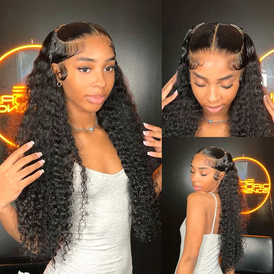 Curly Human Hair Bundles with Closure and Extensions with human hair bundles