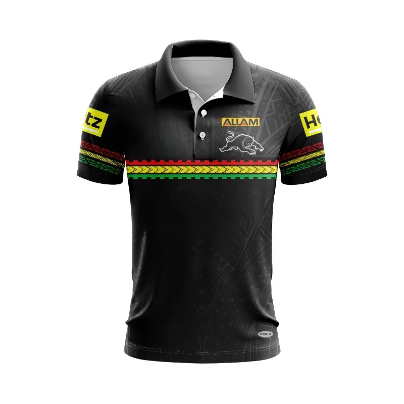 thumbnail image 1 of CAMISETA DE RUGBY ALTERNATIVA PARA HOMBRE POLO PENRITH PANTHERS 2024 (Nombre y número personalizados), 1 of 4