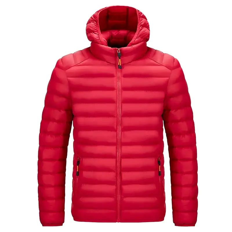 MenPufferJacketsWinterHoodedOutdoorWindproofWaterproofPaddingCottonCoatManJacket