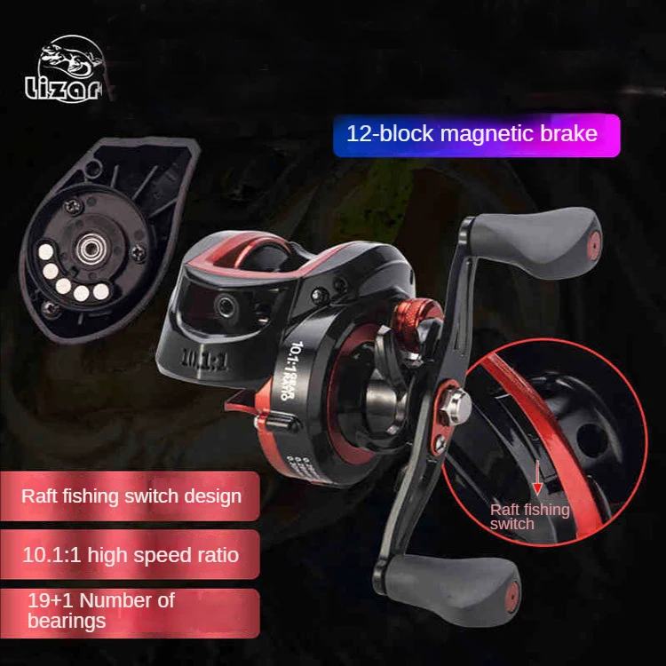 

Рыболовная катушка в виде ящерицы, мягкая гладкая катушка для ловли рыбы на дороге, с сильным микро-объектом, плот с облепихой для лошади