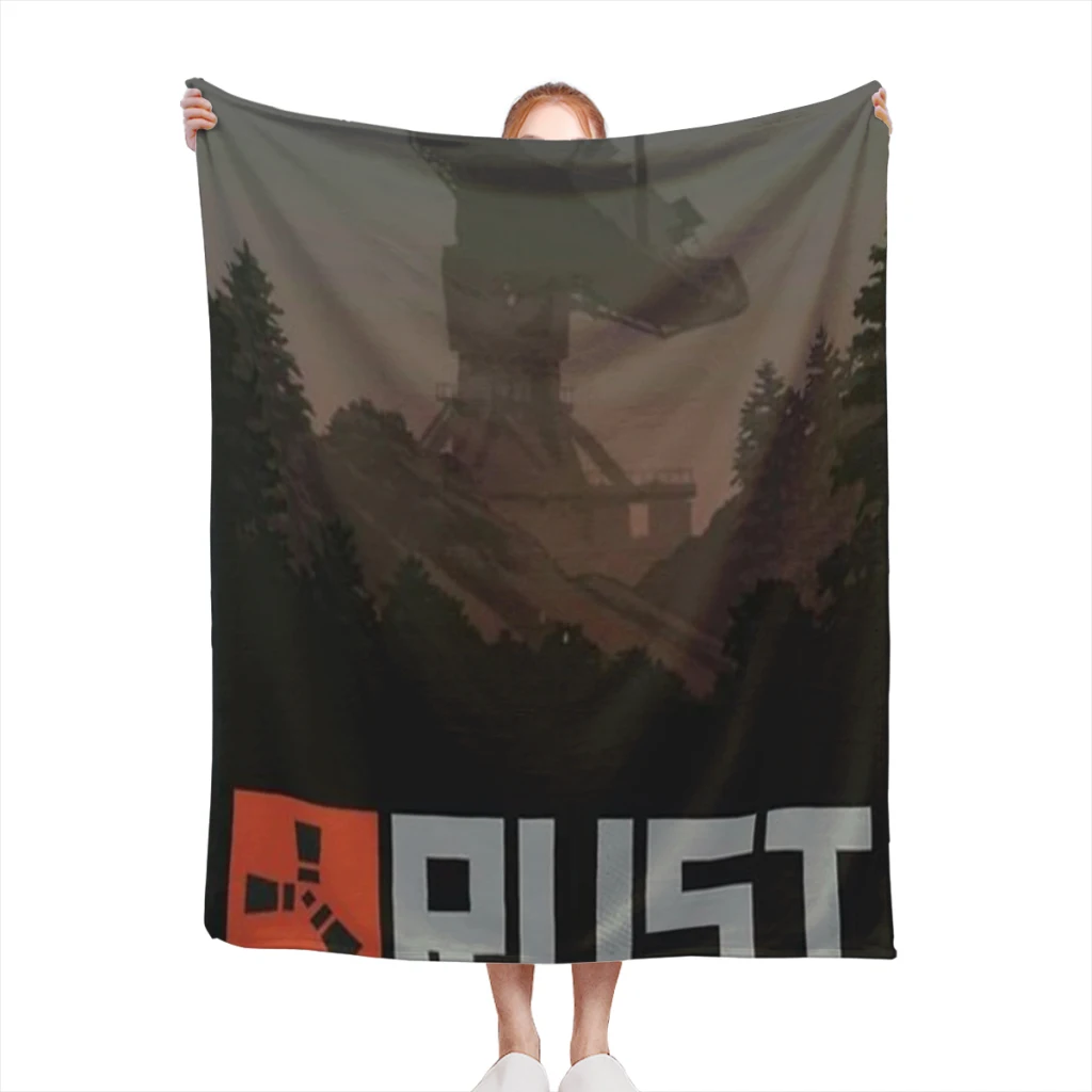 

Rust game Medium Blanket Fluffy Soft Bedroom Decor Sofa Blankets Comforter Home and Decoration