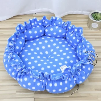 Adjustable Pet Bed Pet Nest Bed Pet Cushion For Cats Puppies Supplies Drawstring Creative Soft Warm Nest Dual-Use