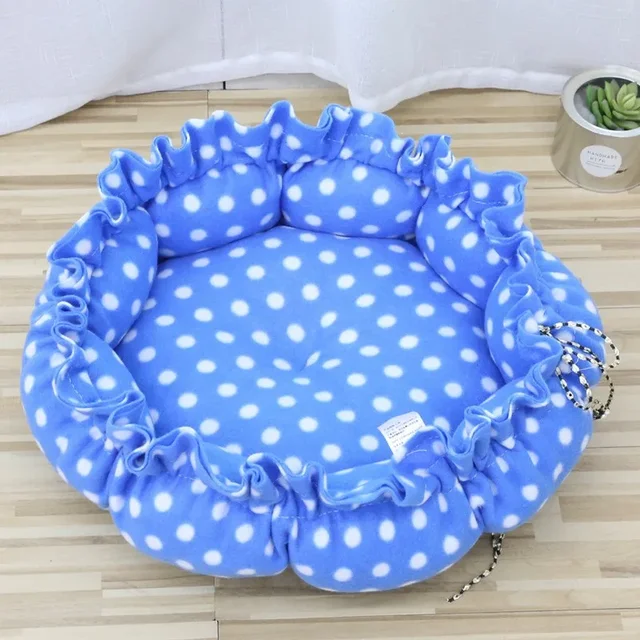 Adjustable Pet Bed Pet Nest Bed Pet Cushion For Cats Puppies Supplies Drawstring Creative Soft Warm Nest Dual-Use