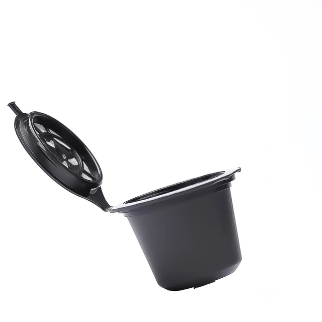 1 db Újratölthető Újrafelhasználható Kávéfajta Szűrők A Nespresso Kávéfőzőhöz Kefe Kanál Kávé Kiegészítőkkel - Image 4