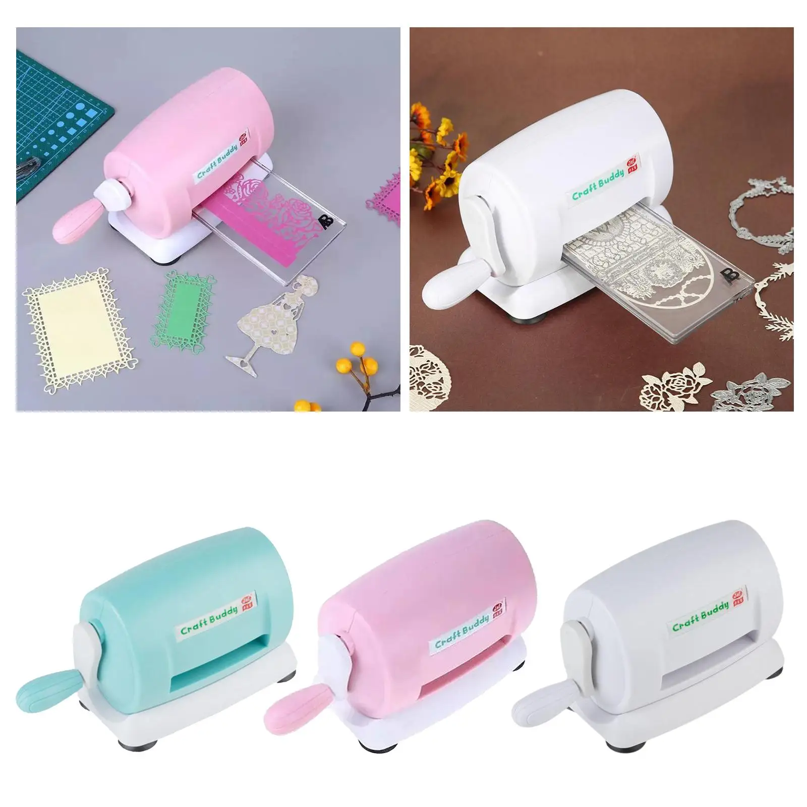 

Paper Die Cutting Embossing Machine Scrapbooking Card Cutter DIY Art Crafts