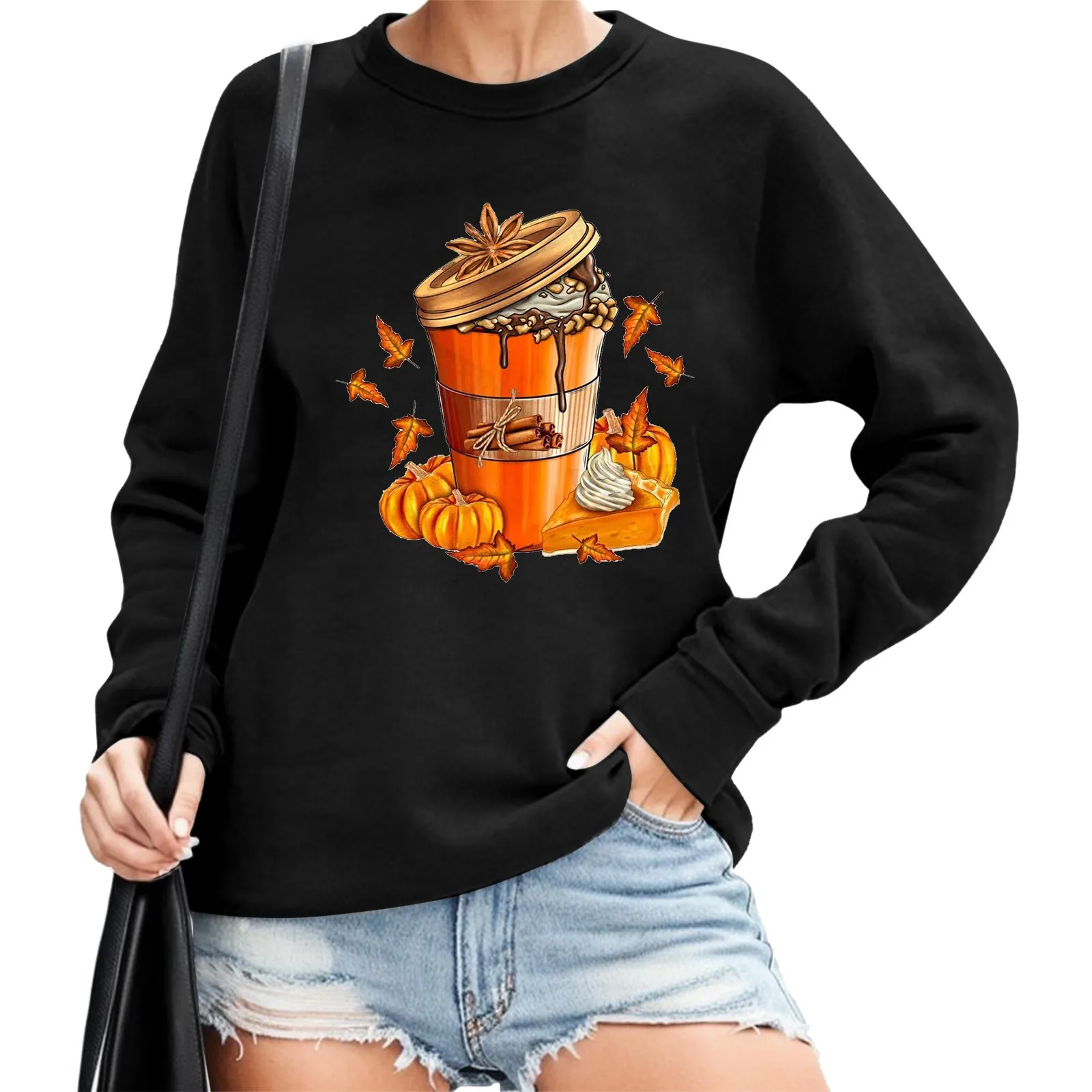 

Thick Pullover Women Fashion Fall Sweatshirt For Women Tis The Season Sweatshirt Autumn Pumpkin Kindness Sweatshirts for Women