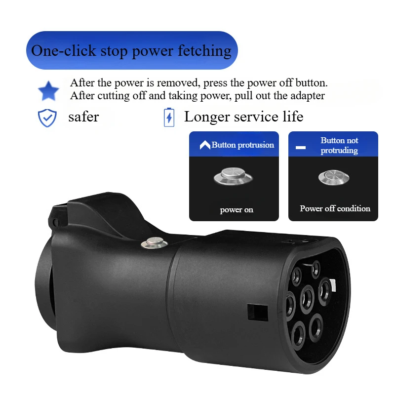 V2L Discharger Optional Plug for Type2 Car Dischar EV Adapter V2L Vehicle to Load Type 2 Support MG BYD SMART Xpeng v2l connector ev charging adapter
