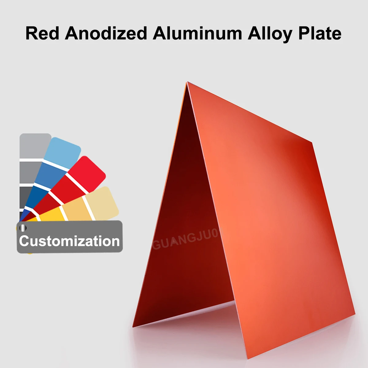 

5052 Alloy Aluminum Plate Red Anodized Al Aluminum Sheets Thickness 0.5/0.8/1/1.5/2mm 100x100 200x200 200x300 300x300mm