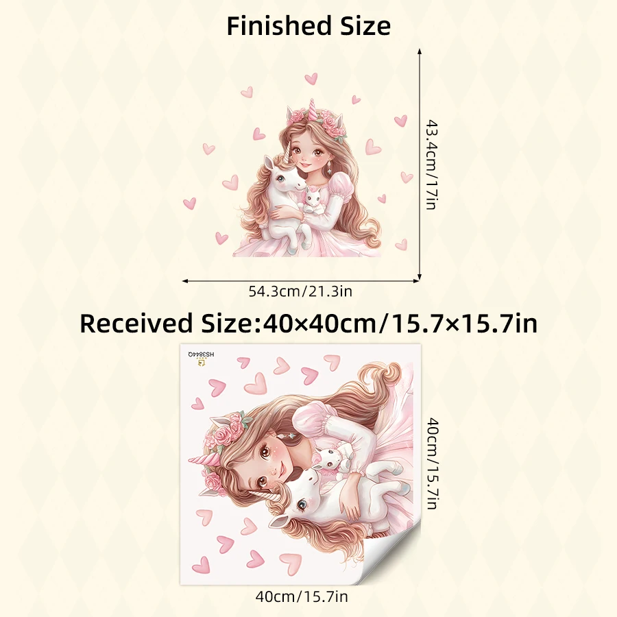 Unicorn & Girl Switch Sticker 6