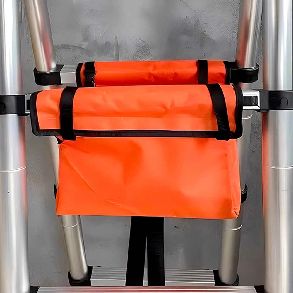 Telescoping Ladder Tool Bag Portable Utility Tools Bags Herringbone Ladder Tool Storage Bag Multipurpose Oxford Cloth Tool Pouch