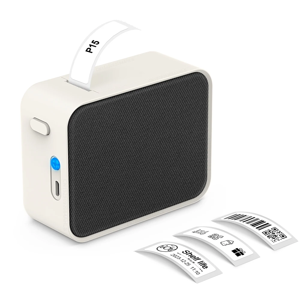 Portable Mini Bluetooth Thermal Label Printer - Inkless Wireless Labeling Machine