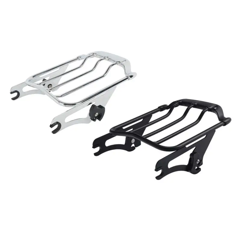 Motorcycle Luggage Rack Motorcycle Detachable Two Up Luggage Rack For Harley Touring Air Wing Electra Street Glide Road King FLTR FLHR FLHX 2009 -