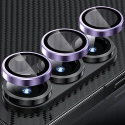 Premium Tempered Glass Camera Lens Protector for Foldable Phones [1 Set] (Light Purple)
