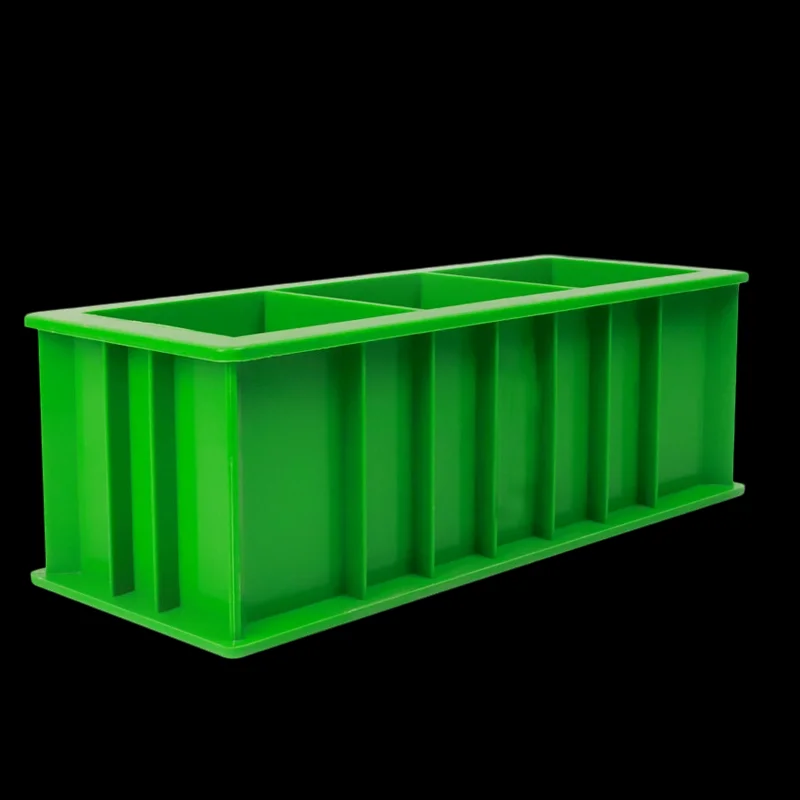 Triple Abs Plastic 70.7X70.7X70.7Mm Concrete Test Module Compression Engineering Compression Test Mold