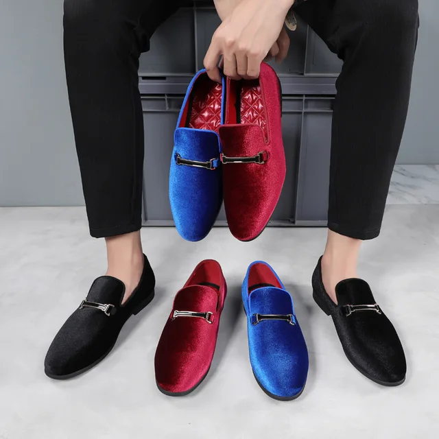 Mocassini Uomo Eleganti Slip-On - In Pelle, Punta Aperta, Traspiranti, Con Fibbia, Casual/Lavoro - Foto 7