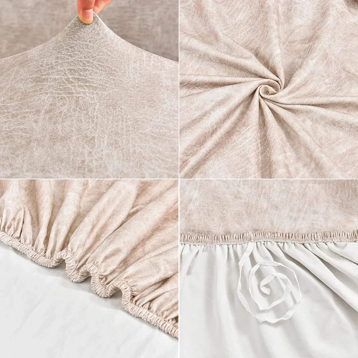 1pc PU Leather Sofa Slipcover Thick Sofa Cover for Living Room  Bedroom Office Home Decor  1/2/3/4 Seater Sofa Cover 가죽 소파 커버 3