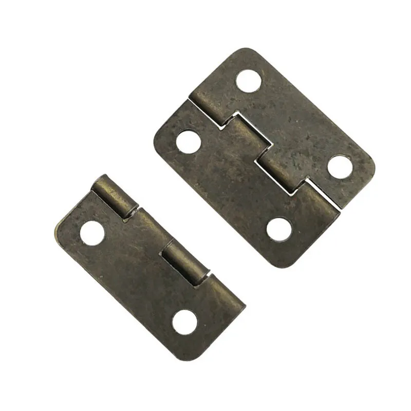 10/20/40Pcs петли для ворот Antique Bronze Cabinet Hardware Hinges Jewelry Boxes Small Hinge With Screws DIY Crafts Tool 24*18mm