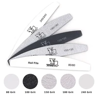 5/25Pcs/Lot Nail File Mix Color 80/100/150/180/240 Grit Professional Sandpaper Cuticle Remover Buffer Files Manicure Tool Set 2