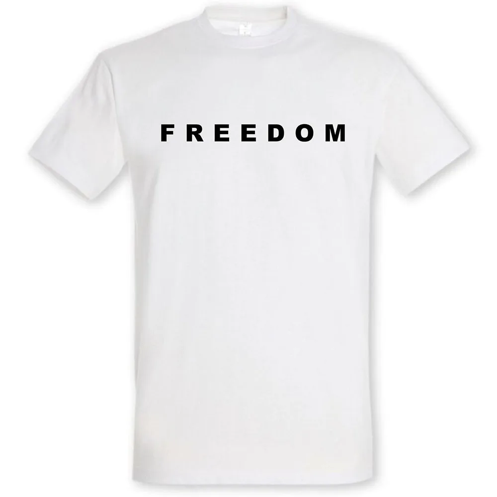 Freedom Charlie Kirk T-shirt Cotton Loose Casual Female/Male Tshirts Unisex Streetwear America American Fashion Women T Shirts 1