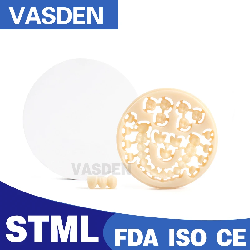 

A1 A2 A3 3D Super Translucent Multilayer Zirconia Block Blank Disc for Laboratory Open System Dental Zirconium for Tooth Gems