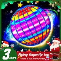 Flying Ball Boomerang Spinner Toys Hand Control Drone Luminous Toys Mini UFO With LED Lights for Children Funny Halloween Gifts 1