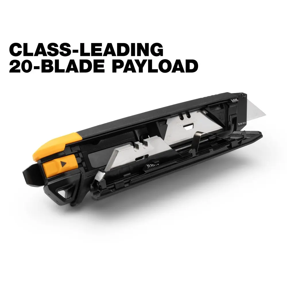 TOUGHBUILT TB-H4-10-A Auto-loading Utility Knife With Pry Bar Outdoor Tool Toughbuilt Hand Tools Utility Knife