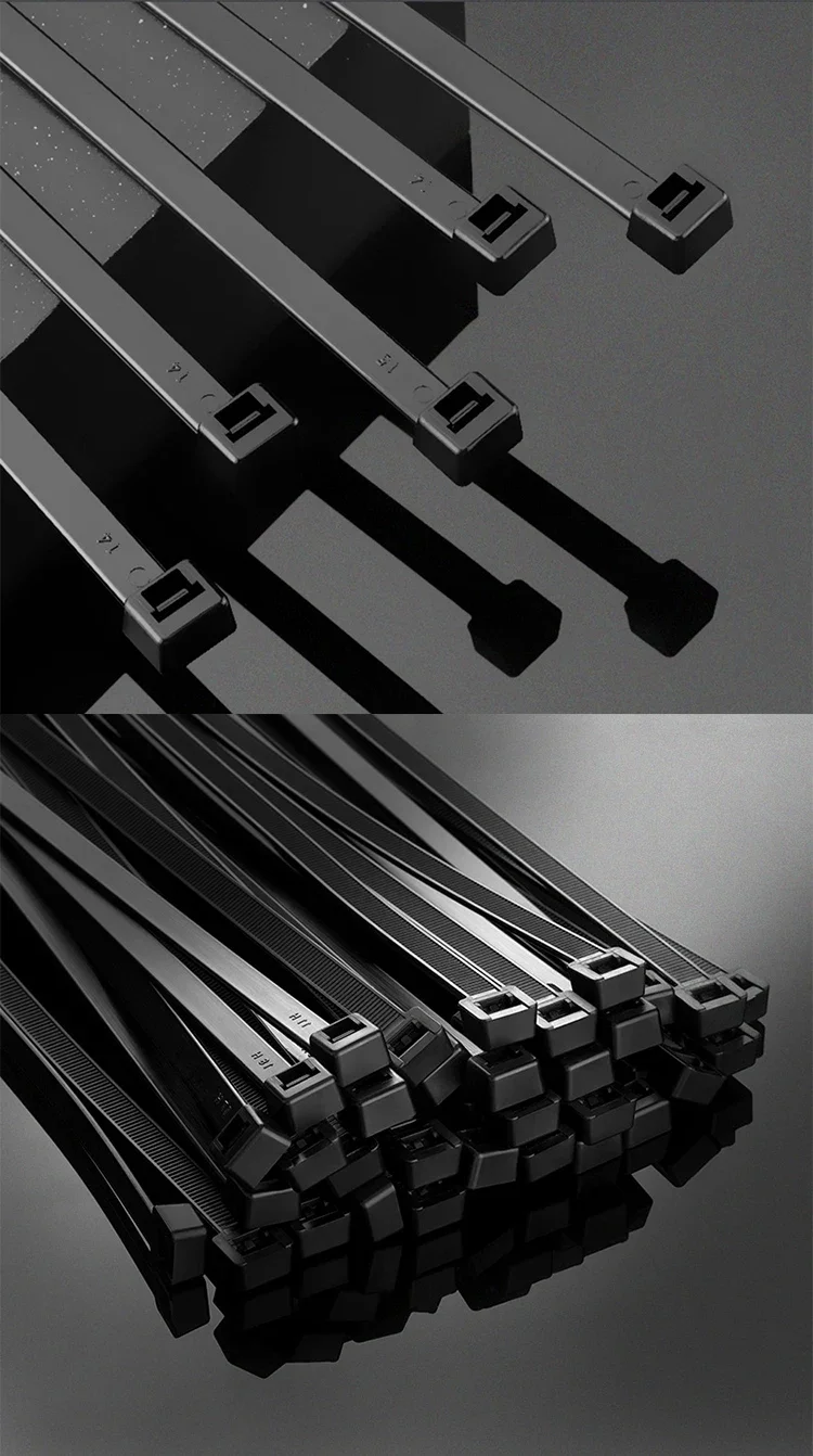 Description Picture 6 of itemPack of 1000/250Pcs Nylon Cable Tie Self-locking Wire Zip Ties Set Kit 3*100 3*150 4*200 Supply Fasteners Hardware Cable Ties