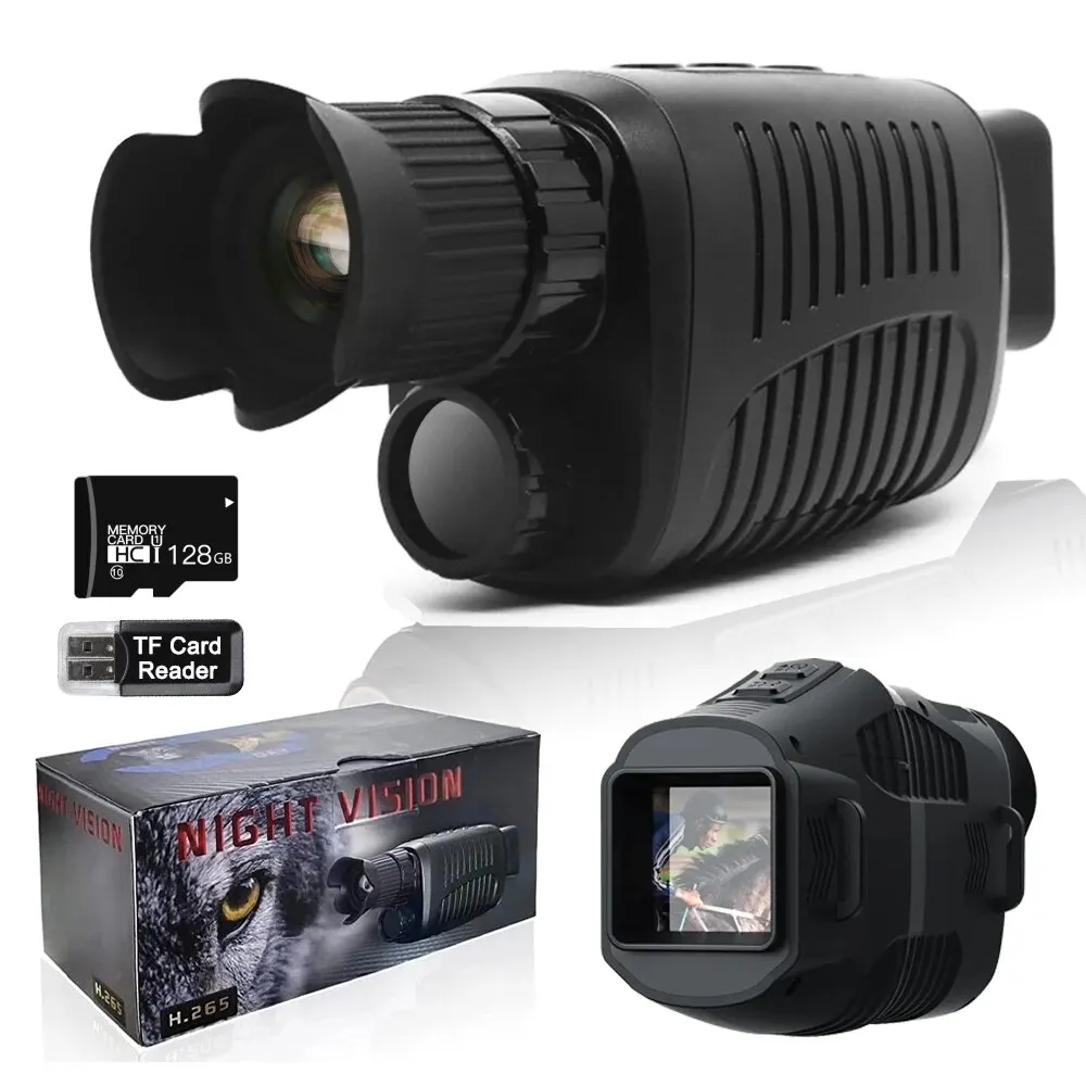Monocular Night Vision Device 1080P HD Infrared Camera 5X Digital Light Zoom Hunting Telescope Outdoor Search Full Darkness 300m 1 Monocular Night Vision Device 1080P HD Infrared Camera 5X Digital Light Zoom Hunting Telescope Outdoor Search Full Darkness 300m 1