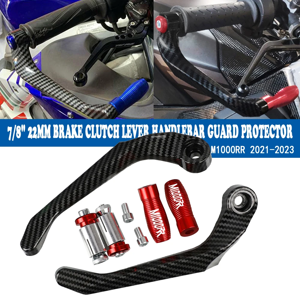 

For BMW M1000RR M 1000 RR M1000 RR M 1000RR 2021 2022 7/8" 22mm Motorcycle Handlebar Grips Guard Brake Clutch Lever Protector
