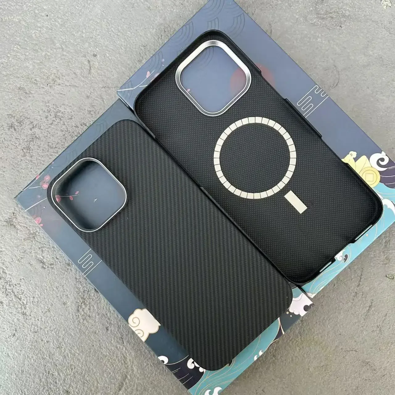 Ultra-Thin Carbon Fiber Phone Case – Lightweight Aramid Fiber Design