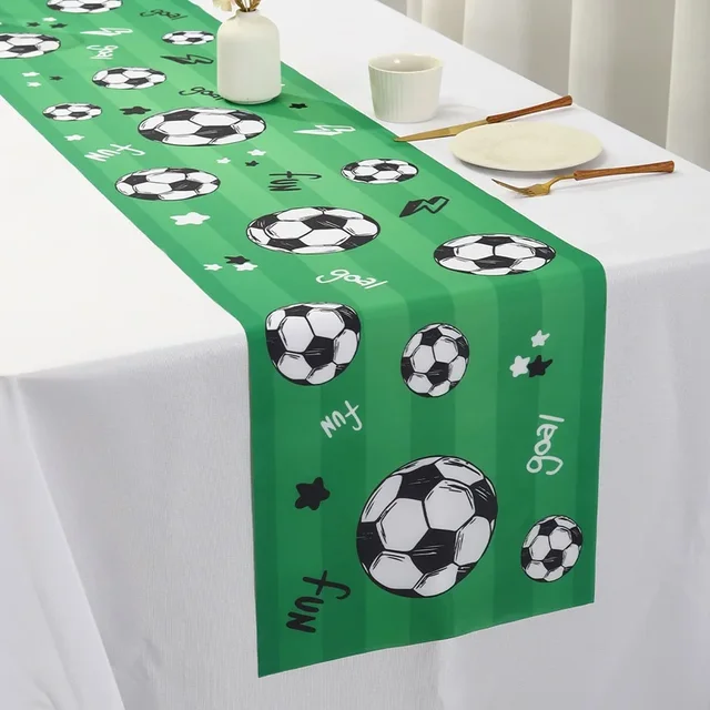 Procos - Mantel de plástico con diseño de balón de fútbol para Aficionados a la Fiesta (180 x 120 cm), Modelo Estampado, Multicolor, 93748