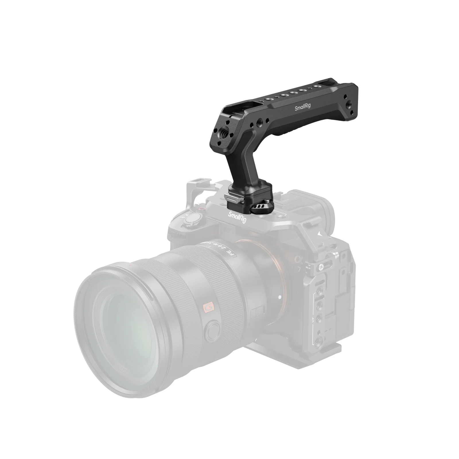 Quick Release Top Handle Dual-Direction & Compatible QR-Slide NATO Rail for ARRI