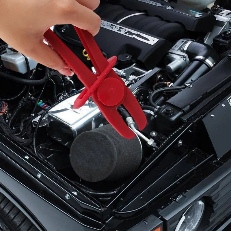 Hose Tube Clamp Pliers Cut Off Clip Tool Brake Fuel Water Line Clamp Pliers for Car Repair Hose Clamp Removal Hand Tool 3Pcs/Set