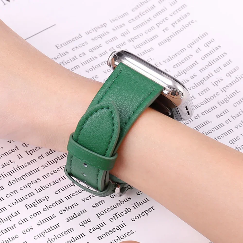 Premium Leather Watch Strap - Elegant Loop Bracelet
