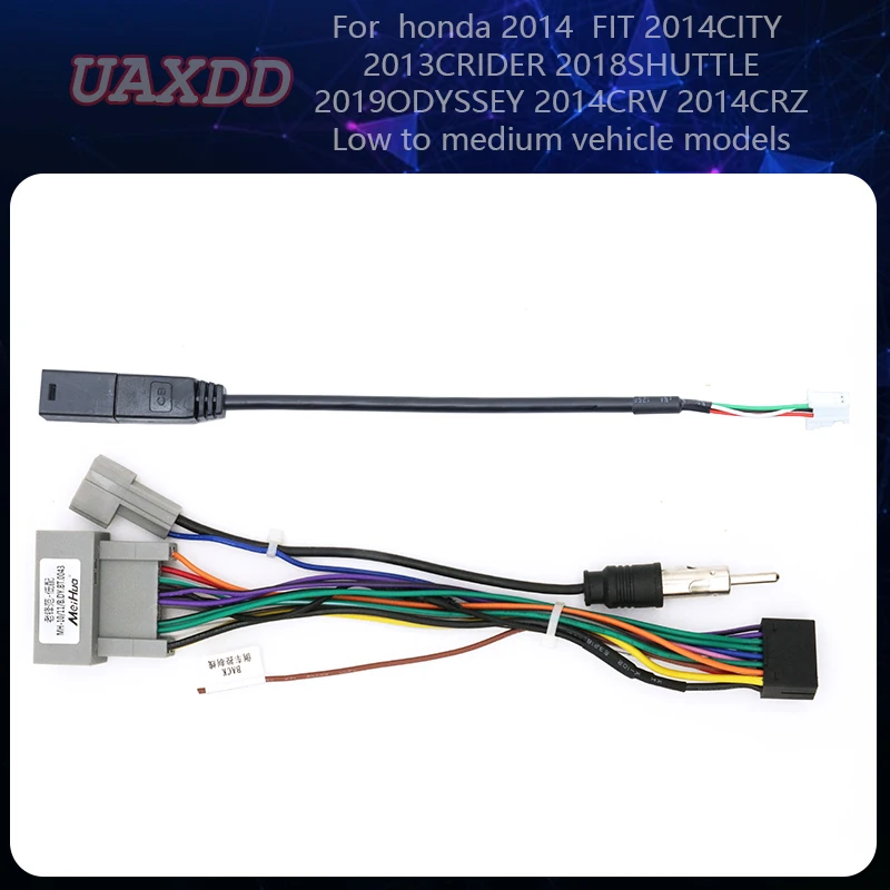 Adattatore Per Cavi Dvd Android Per Autoradio Per Cavi Honda Crz Cablaggio Canbus Spina Maschio A 16 Pin Per Cablaggio Connettore Femmina