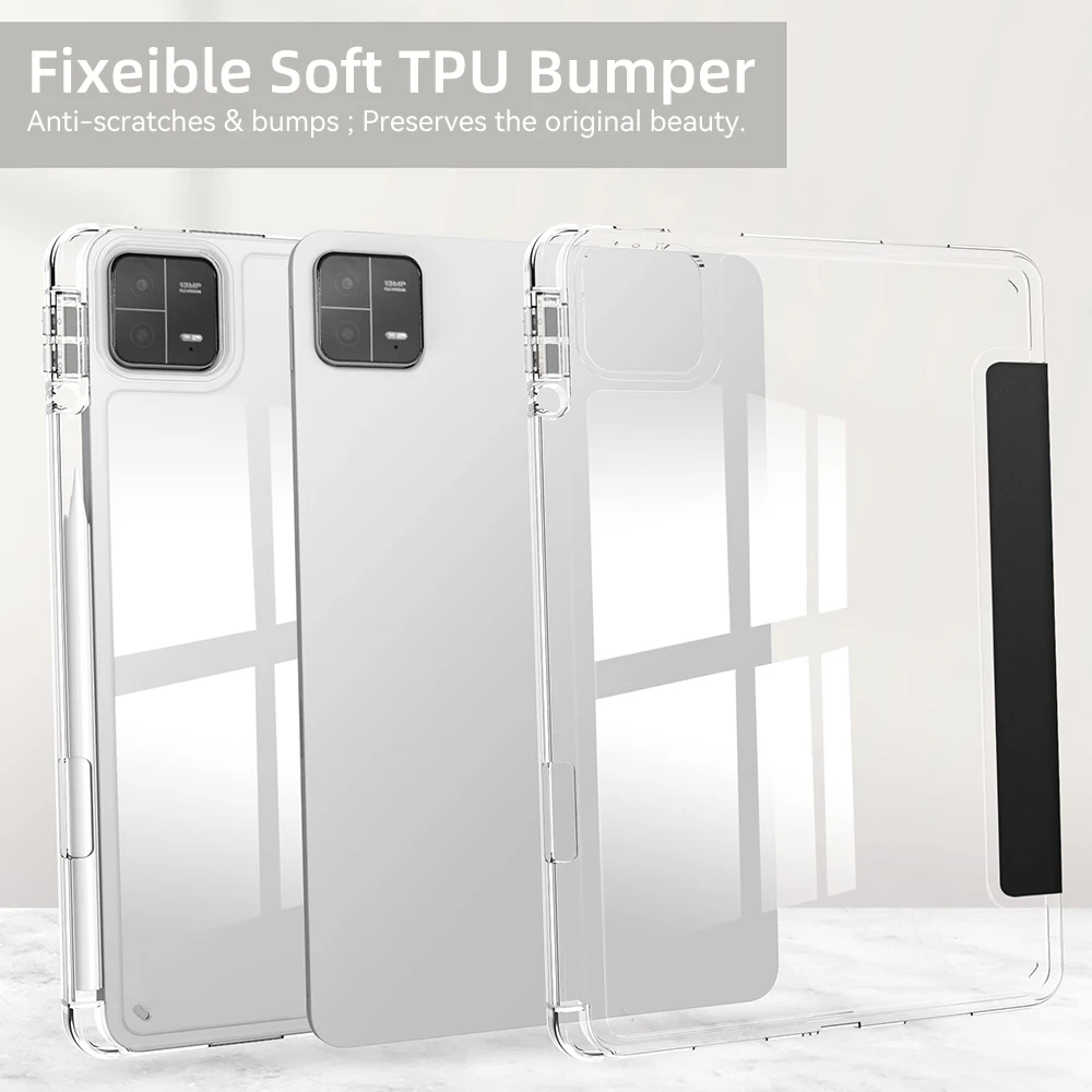 Capa Protetora Tpu Transparente com Slot para Caneta Capa para Xiaomi Pad mi Pad Pro 11 - Imagem 6
