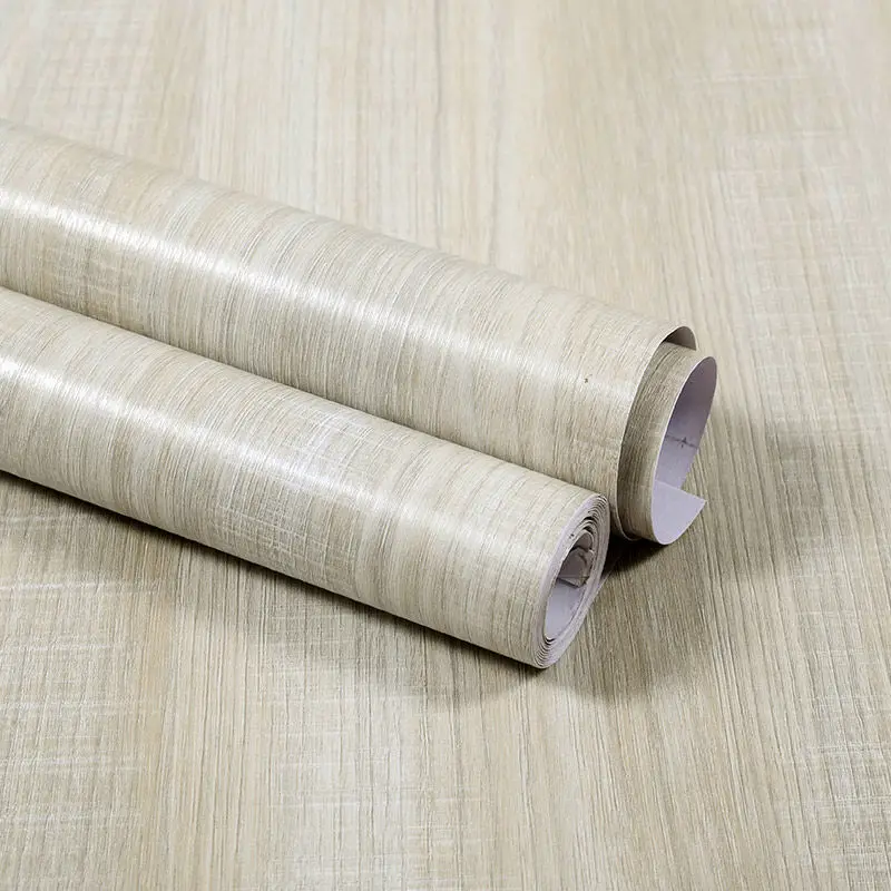 Wood Grain Peel and Stick Waterproof Wallpaper - Self-Adhesive Vinyl Decoration Film