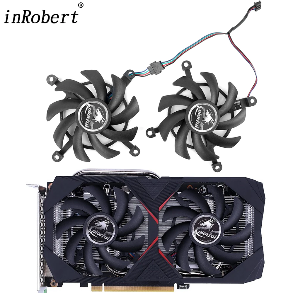 New 85mm Cooler Fan Replacement For Colorful Geforce Rtx 2070 2060 2060s 1660 Ti 1660s 1650s 1650 Graphics Video Card Fans - Cpu Fans & Heatsinks - AliExpress